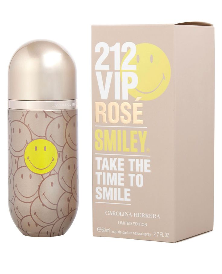 Carolina Herrera 212 VIP Rosé Smiley